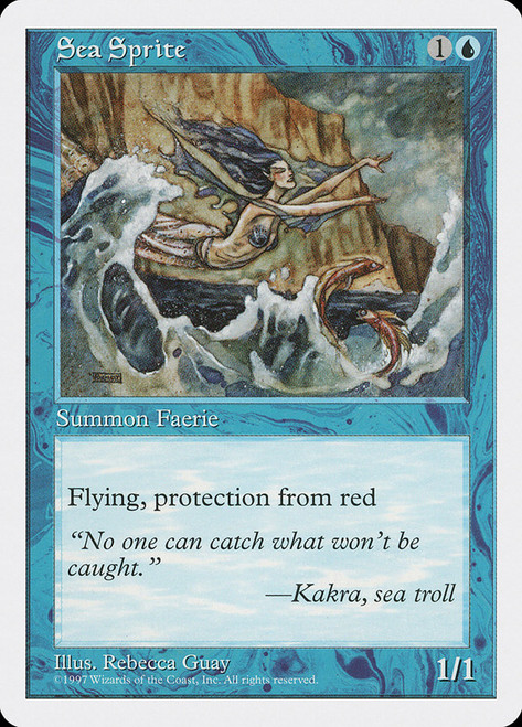 Sea Sprite\n5th Edition\nSingle\nMagic The Gathering