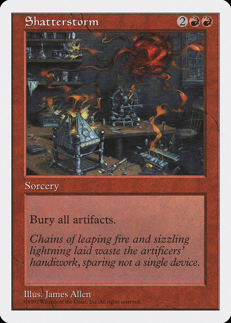 Shatterstorm\n5th Edition\nSingle\nMagic The Gathering