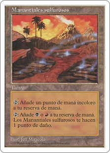 Sulfurous Springs
5th Edition - Spanish
Single
Magic The Gathering