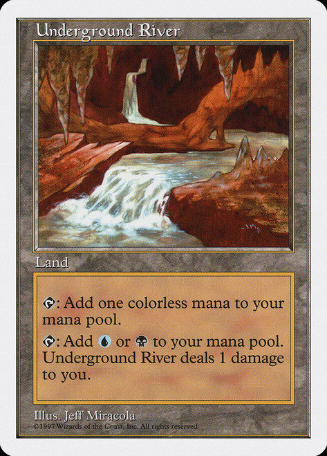 Underground River\n5th Edition\nSingle\nMagic The Gathering