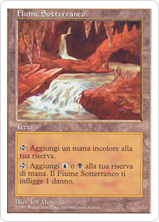 Underground River
5th Edition - Italian
Single
Magic The Gathering