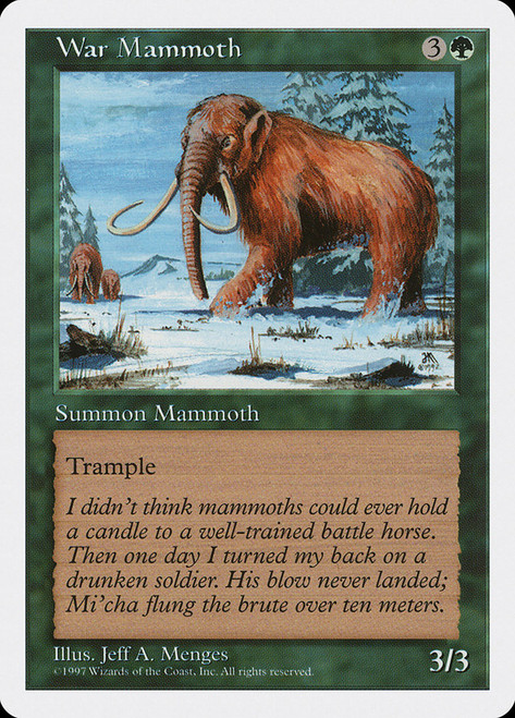 War Mammoth | 3rd Edition / Revised | Star City Games
