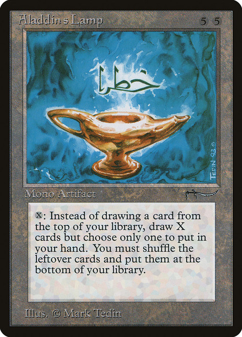 Aladdin's Lamp\nArabian Nights\nSingle\nMagic The Gathering