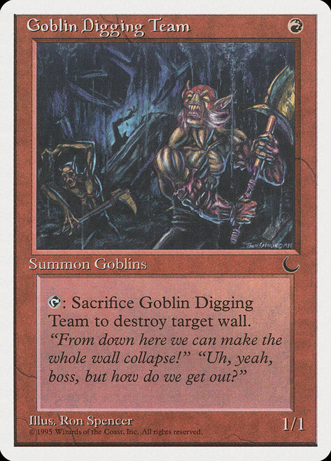 Goblin Digging Team\nChronicles\nSingle\nMagic The Gathering