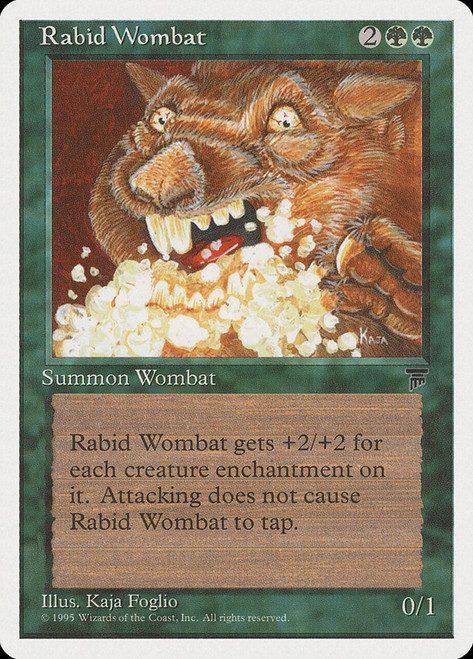 Rabid Wombat\nChronicles\nSingle\nMagic The Gathering