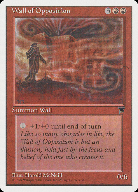 Wall of Opposition\nChronicles\nSingle\nMagic The Gathering