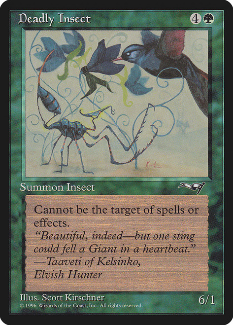 Deadly Insect (Bird)\nAlliances\nSingle\nMagic The Gathering
