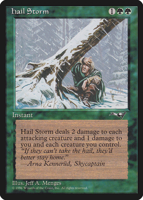 Hail Storm\nAlliances\nSingle\nMagic The Gathering