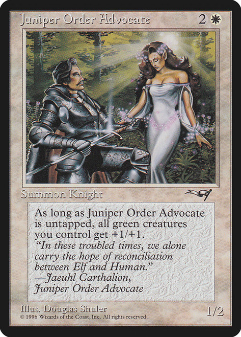 Juniper Order Advocate\nAlliances\nSingle\nMagic The Gathering