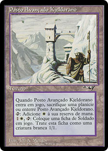 Kjeldoran Outpost
Alliances - Portuguese
Single
Magic The Gathering