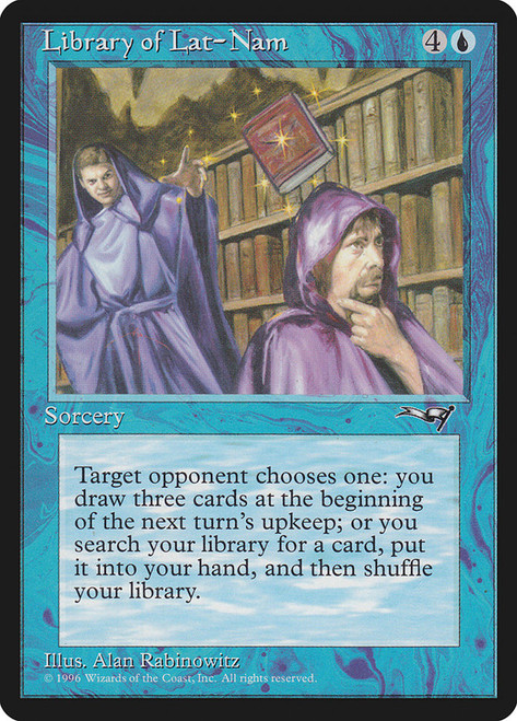 Library of Lat-Nam\nAlliances\nSingle\nMagic The Gathering