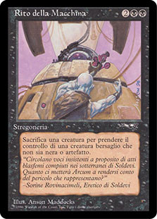 Ritual of the Machine
Alliances - Italian
Single
Magic The Gathering
