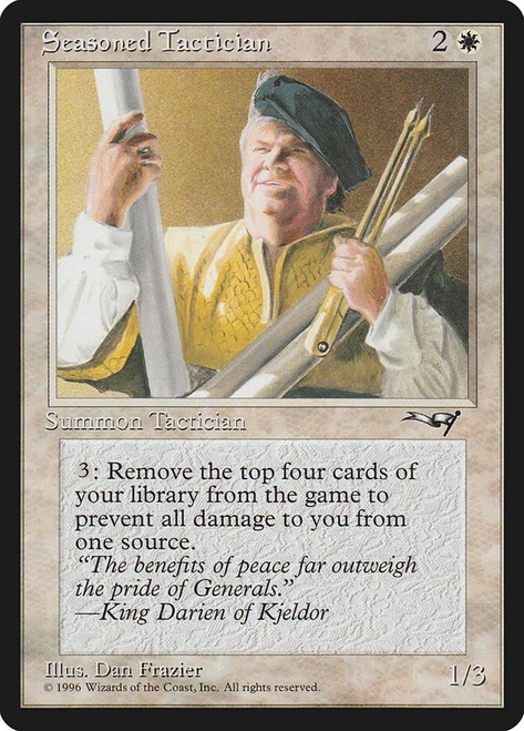 Seasoned Tactician\nAlliances\nSingle\nMagic The Gathering