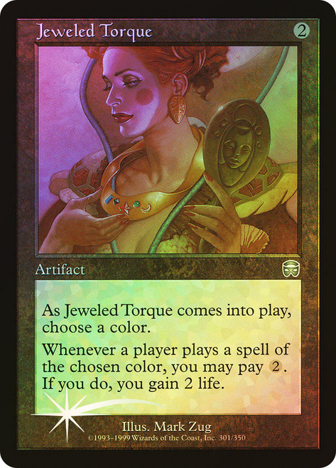 Jeweled Torque\nMercadian Masques\nSingle\nMagic The Gathering