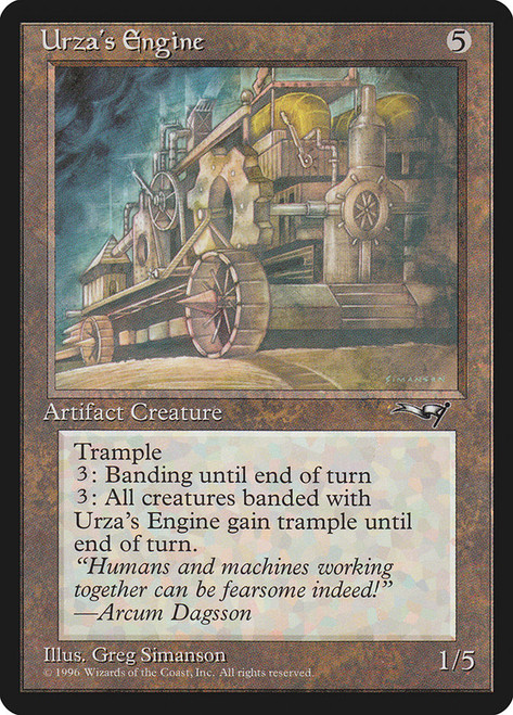 Urza's Engine\nAlliances\nSingle\nMagic The Gathering