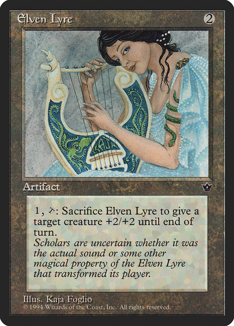 Elven Lyre\nFallen Empires\nSingle\nMagic The Gathering