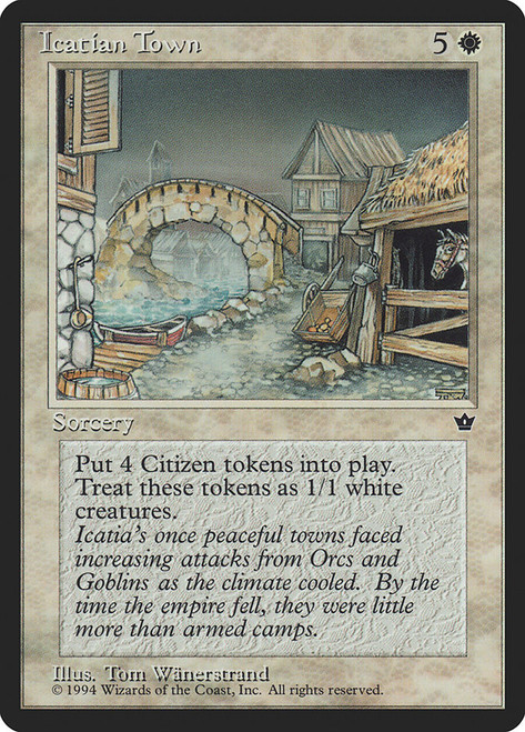 Icatian Town\nFallen Empires\nSingle\nMagic The Gathering