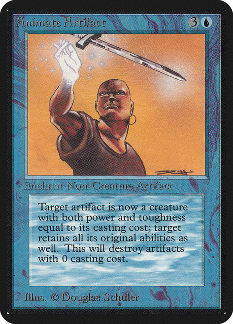Animate Artifact\nAlpha\nSingle\nMagic The Gathering