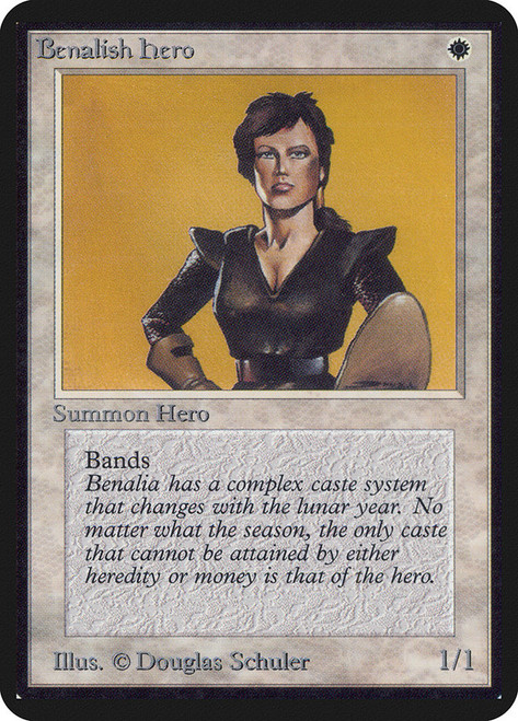 Benalish Hero\nAlpha\nSingle\nMagic The Gathering
