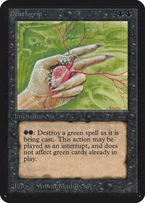Deathgrip\nAlpha\nSingle\nMagic The Gathering