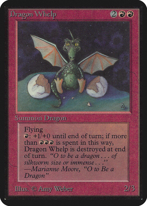 Dragon Whelp\nAlpha\nSingle\nMagic The Gathering