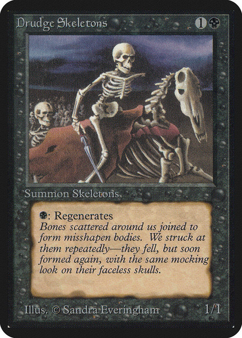 Drudge Skeletons\nAlpha\nSingle\nMagic The Gathering