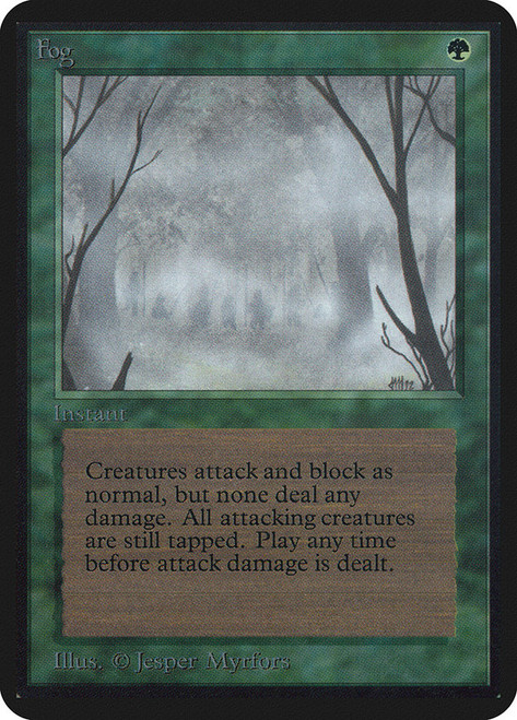 Fog\nAlpha\nSingle\nMagic The Gathering