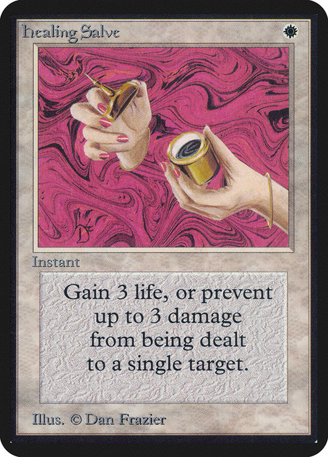 Healing Salve\nAlpha\nSingle\nMagic The Gathering
