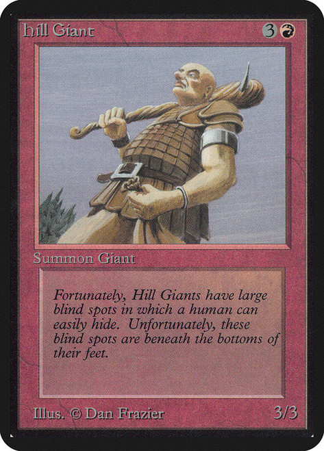 Hill Giant\nAlpha\nSingle\nMagic The Gathering