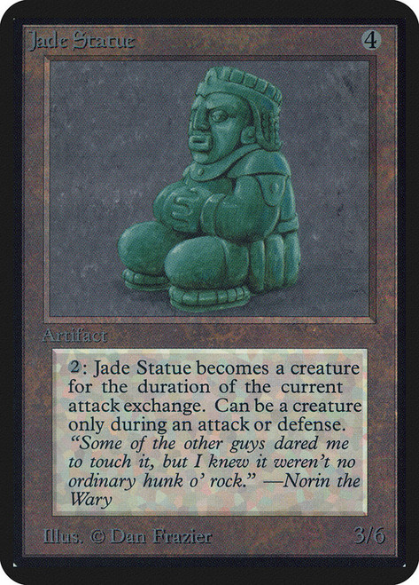 Jade Statue\nAlpha\nSingle\nMagic The Gathering