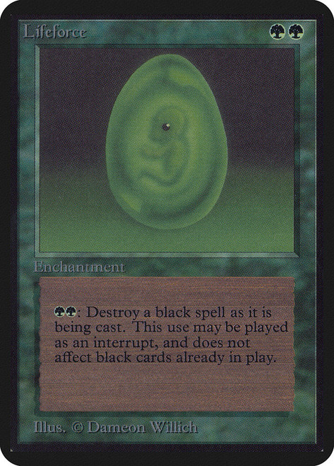 Lifeforce\nAlpha\nSingle\nMagic The Gathering