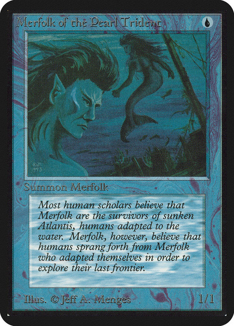 Merfolk of the Pearl Trident\nAlpha\nSingle\nMagic The Gathering