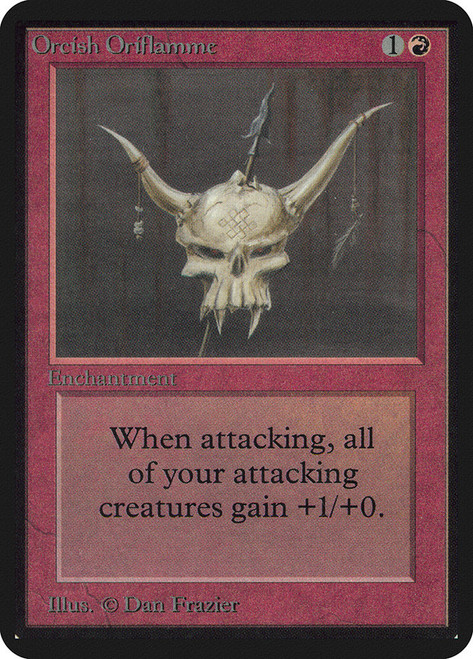 Orcish Oriflamme\nAlpha\nSingle\nMagic The Gathering