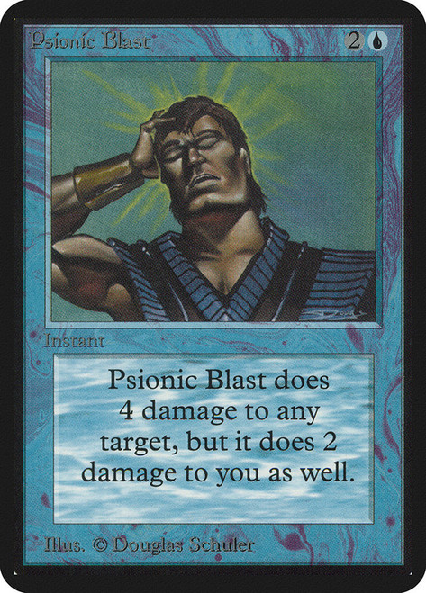Psionic Blast\nAlpha\nSingle\nMagic The Gathering