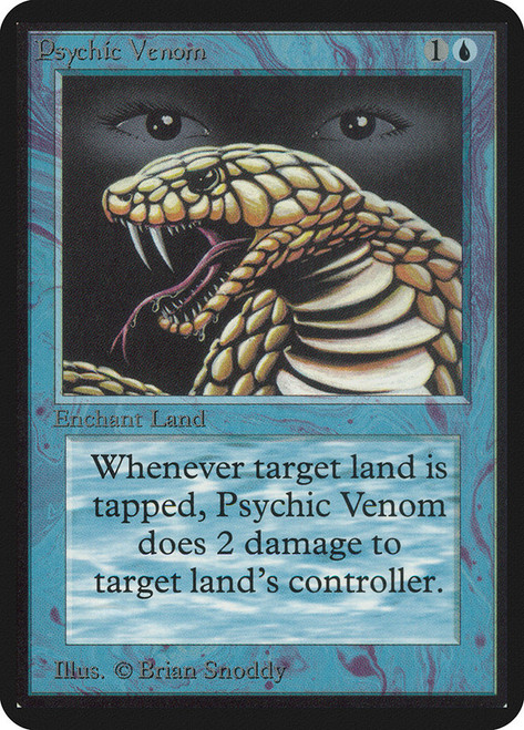 Psychic Venom\nAlpha\nSingle\nMagic The Gathering