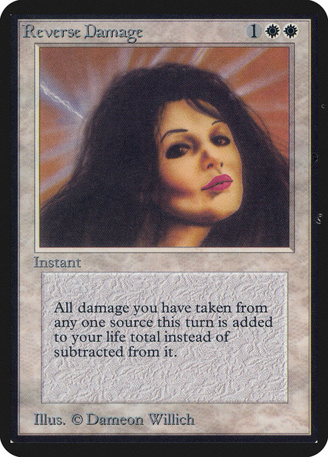 Reverse Damage\nAlpha\nSingle\nMagic The Gathering