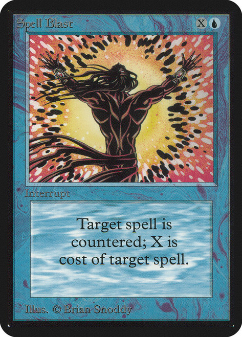 Spell Blast\nAlpha\nSingle\nMagic The Gathering
