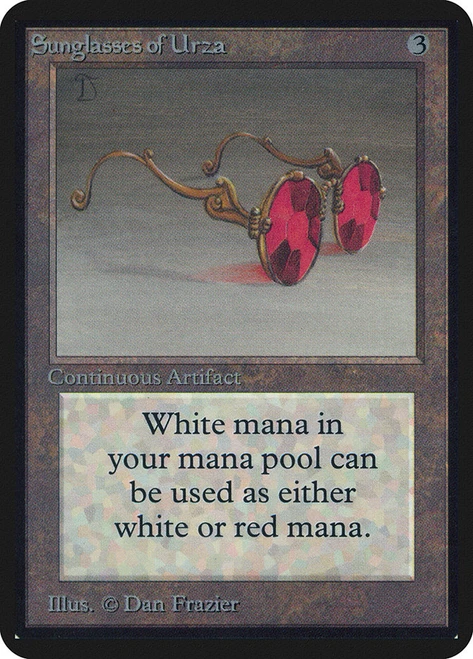 Sunglasses of Urza\nAlpha\nSingle\nMagic The Gathering