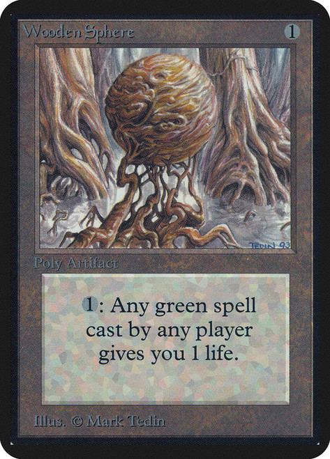 Wooden Sphere\nAlpha\nSingle\nMagic The Gathering