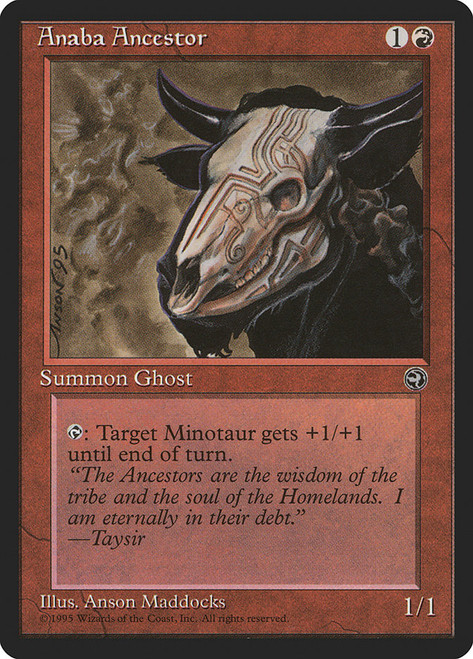 Anaba Ancestor\nHomelands\nSingle\nMagic The Gathering