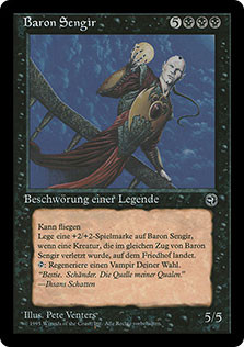 Baron Sengir
Homelands - German
Single
Magic The Gathering
