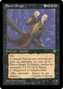 Baron Sengir
Homelands - French
Single
Magic The Gathering