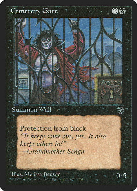 Cemetery Gate (Man)\nHomelands\nSingle\nMagic The Gathering