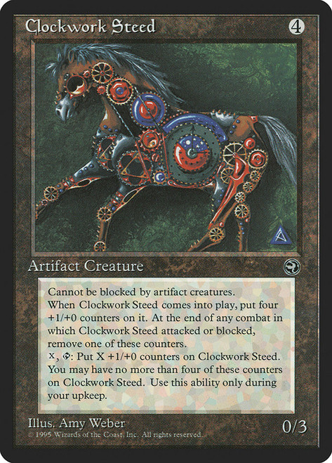 Clockwork Steed\nHomelands\nSingle\nMagic The Gathering