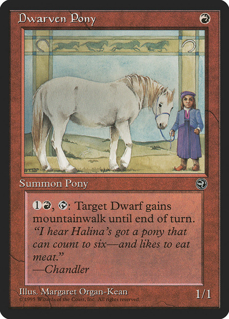 Dwarven Pony\nHomelands\nSingle\nMagic The Gathering