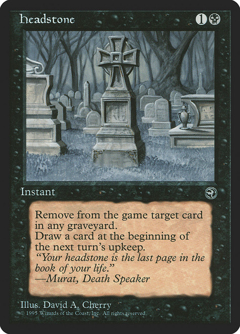 Headstone\nHomelands\nSingle\nMagic The Gathering