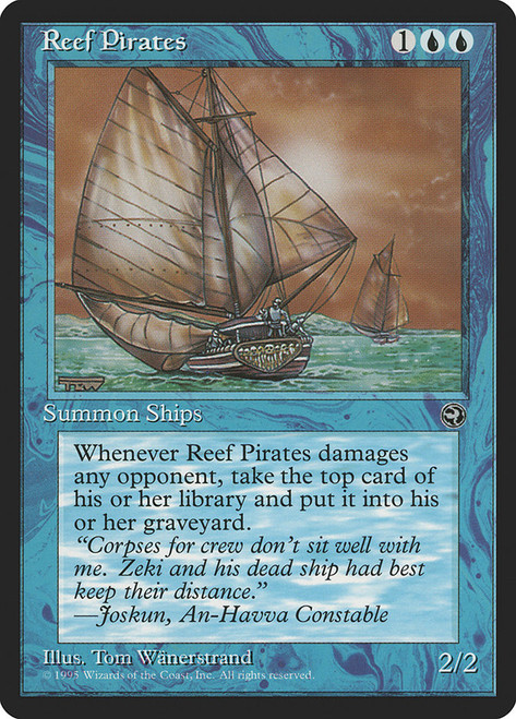 Reef Pirates (Ships)\nHomelands\nSingle\nMagic The Gathering