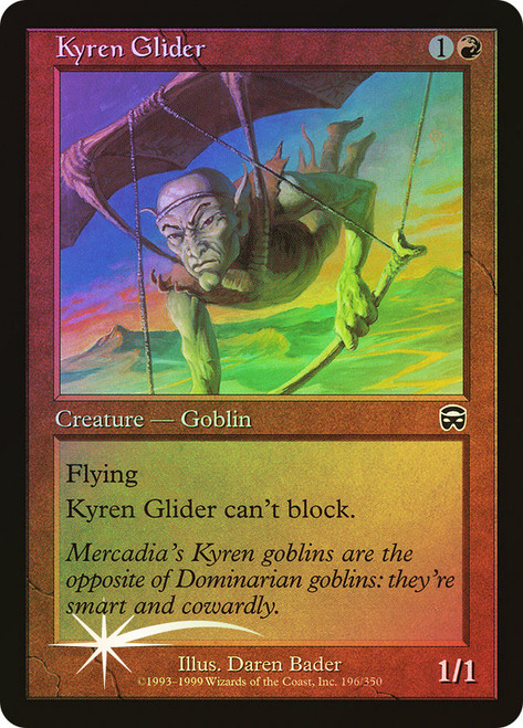 Kyren Glider\nMercadian Masques\nSingle\nMagic The Gathering