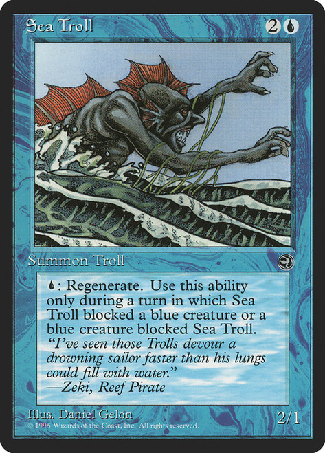 Sea Troll\nHomelands\nSingle\nMagic The Gathering