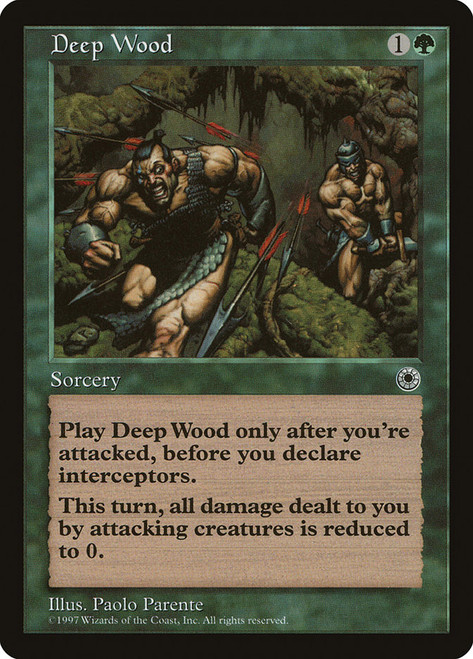 Deep Wood\nPortal\nSingle\nMagic The Gathering